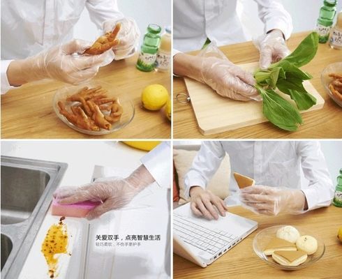 Máy làm găng tay bằng polyetylen PE có điều khiển PLC #máy làm túi đựng bằng polythene #3600 * 1500 * 1950mm Kích thước