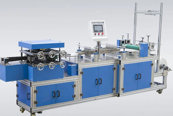 180-210 chiếc / phút Máy làm áo choàng phẫu thuật dùng một lần, Máy làm nắp đậy dùng một lần