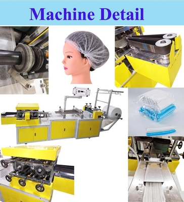 Máy làm áo choàng phẫu thuật dùng một lần chống bụi Máy làm nắp đậy 150-200 chiếc / phút