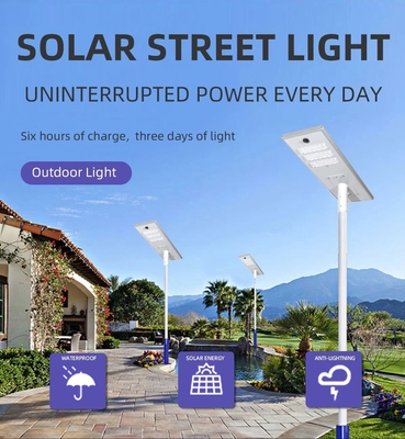 Đèn LED năng lượng mặt trời ngoài trời 400 Watt 6V, Đèn đường năng lượng mặt trời CE LED
