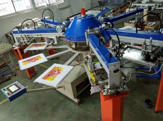 Máy In Màn Hình Áo Thun Tự Động Hiệu Suất Cao SPG-156/10, Máy In Màn Hình Áo Thun 1200Mm 1600Mm 1400Mm