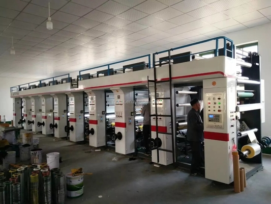 Máy in ống đồng tốc độ cao BOPP Tự động nhiều màu