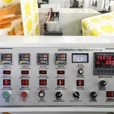 Biên nhận chuyển phát nhanh Máy in nhãn Flexo 4 5 6 Màu