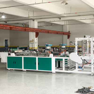 Máy làm túi dây kéo tự động 12kw Pe Bao bì màng mờ