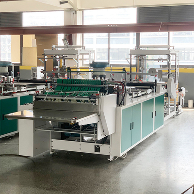 Máy làm túi dây kéo tự động 12kw Pe Bao bì màng mờ