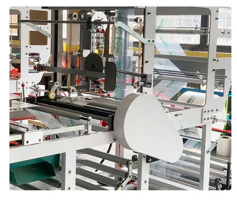 Máy làm túi mua sắm giấy 800mm Máy hàn túi nhanh tích hợp