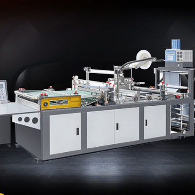 Máy làm túi mua sắm giấy 800mm Máy hàn túi nhanh tích hợp