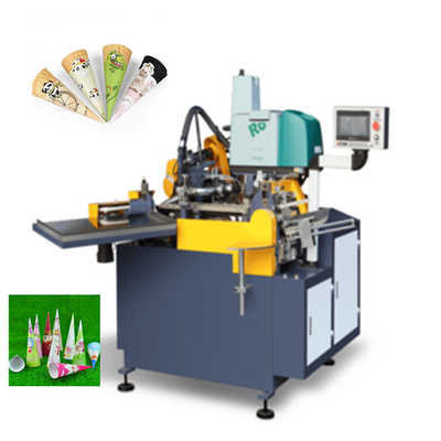 Máy làm kem ly giấy hình nón 80 chiếc / phút Hoàn toàn tự động