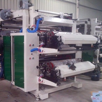 Máy in Flexo 2 màu Chiều rộng 1000mm cho Polyethylene