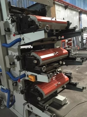 Bốn màu bìa Máy in Flexo thịt Đóng gói túi giấy nhựa