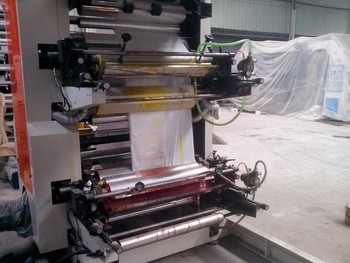Bốn màu bìa Máy in Flexo thịt Đóng gói túi giấy nhựa