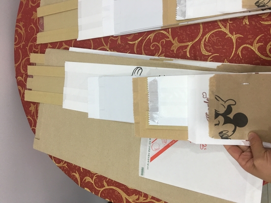 Tay cầm in sang trọng Sáp Túi giấy Bao bì đồ trang sức Chống thấm dầu mỡ