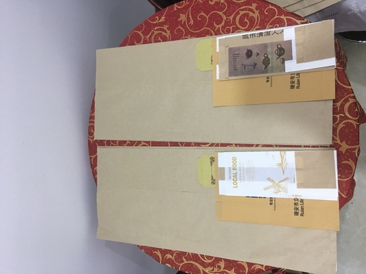 Tay cầm in sang trọng Sáp Túi giấy Bao bì đồ trang sức Chống thấm dầu mỡ